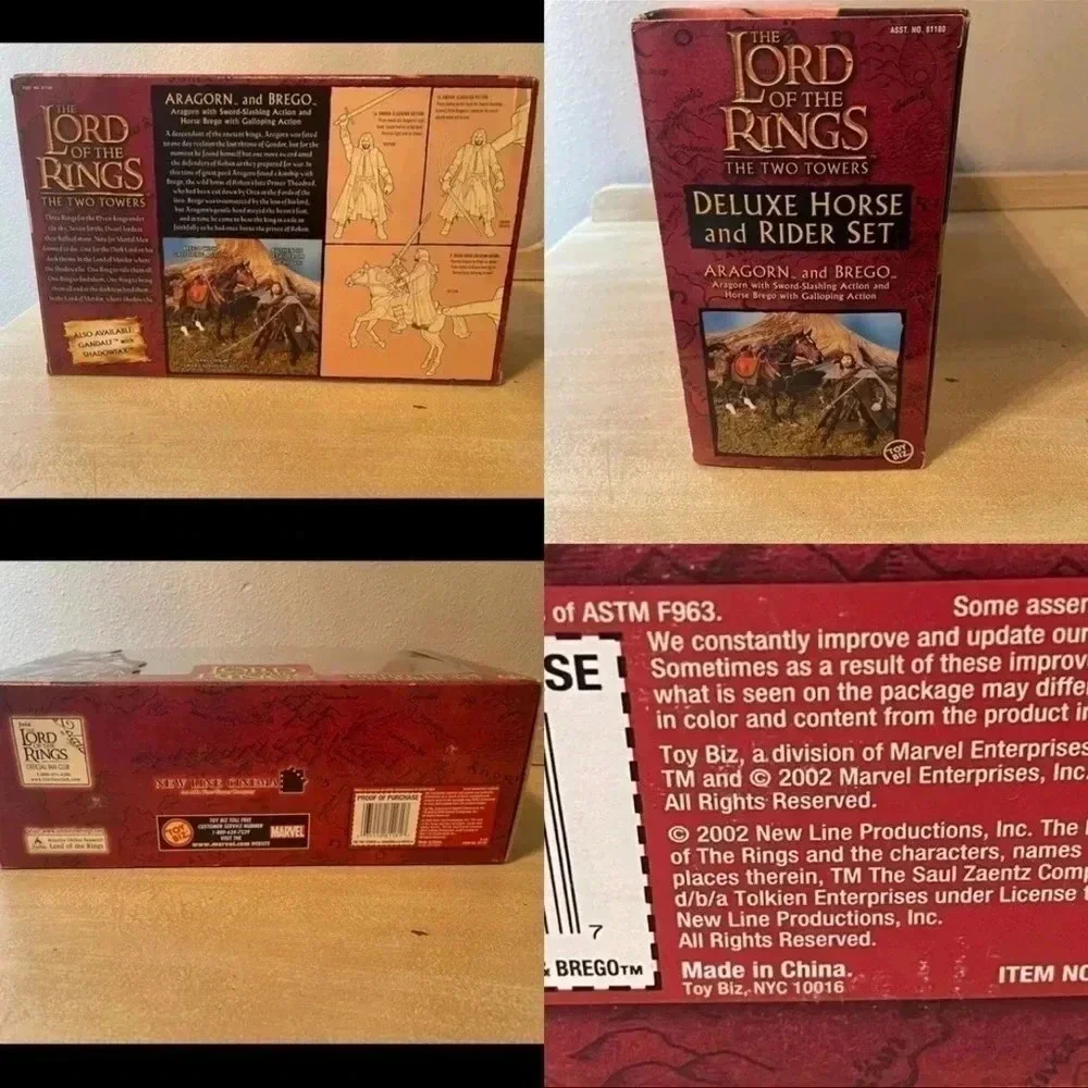 Vintage Lot of 3 Lord of the Rings Deluxe Horse Riders‎ sets. - Picture 5 of 10